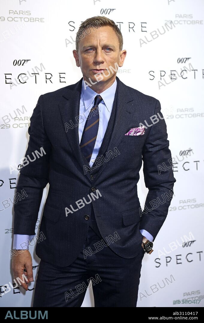 Oct. 29, 2015 - Paris, Paris, Frankreich - Daniel Craig bei der Premiere des Kinofilms 'James Bond 007 - Spectre' im Le Grand Rex. Paris, 29.10.2015. 29/10/2015