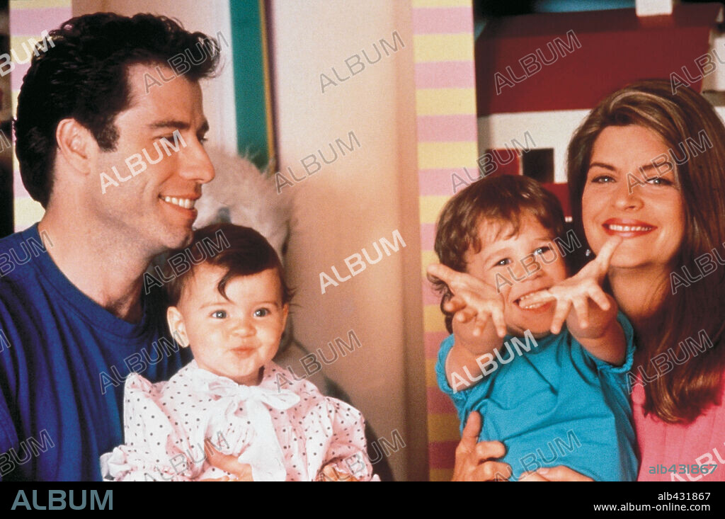 JOHN TRAVOLTA und KIRSTIE ALLEY in LOOK WHO'S TALKING TOO, 1990, unter der Regie von AMY HECKERLING. Copyright TRI STAR PICTURES.