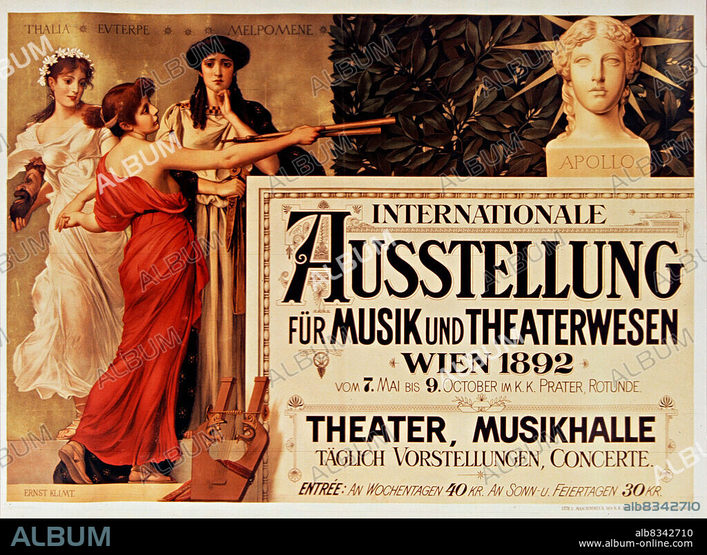 ERNST KLIMT. International exhibition for music and theater, Vienna.