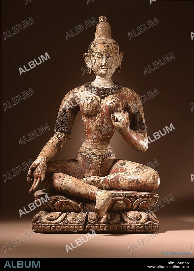 The Buddhist Goddess Victorious Wisdom Tara (Jina-Prajna Tara), c.15th century.