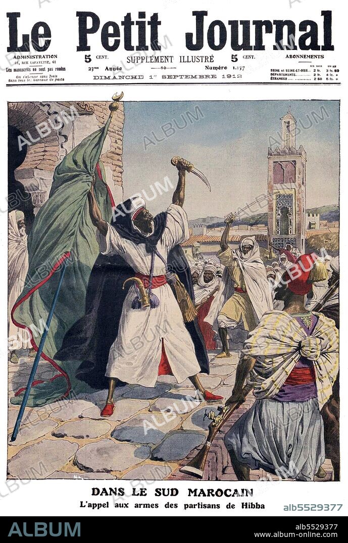 The French Protectorate in Morocco (Arabic: ????? ????? ?? ??????? Himaïet Fransa fi El-Maghreb; French: Protectorat français au Maroc) was established by the Treaty of Fez. It existed from 1912, when a protectorate was formally established, until Moroccan independence (2 March 1956), and consisted of the area of Morocco between the Corridor of Taza and the Draa River. The establishment of the French protectorate of Morocco followed centuries-long France-Morocco relations.
