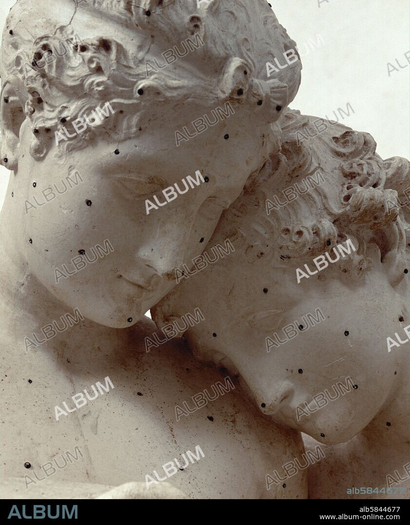 ANTONIO CANOVA. Amor and Ppsyche (detail). Bozzetto for the Louvre-marble (40-07-11 / 62).