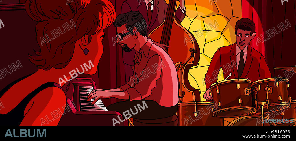 DISPARARON AL PIANISTA, 2023 (THEY SHOT THE PIANO PLAYER), dirigida por FERNANDO TRUEBA y JAVIER MARISCAL. Copyright Fernando Trueba P.C.