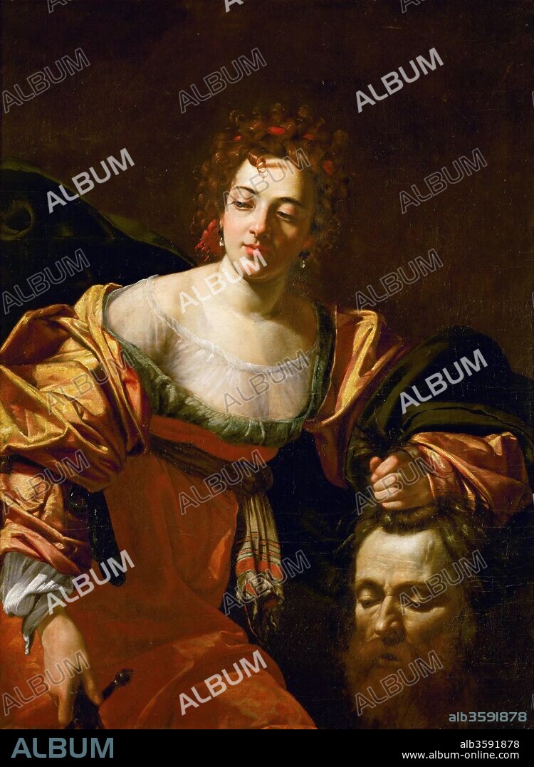 SIMON VOUET. Judith with the Head of Holofernes.