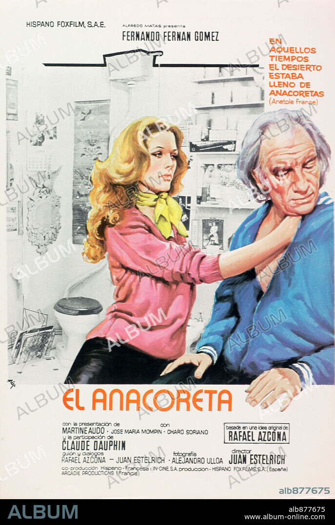 Poster de EL ANACORETA, 1976, dirigida por JUAN ESTELRICH. Copyright ARCADIE PRODUCTIONS.