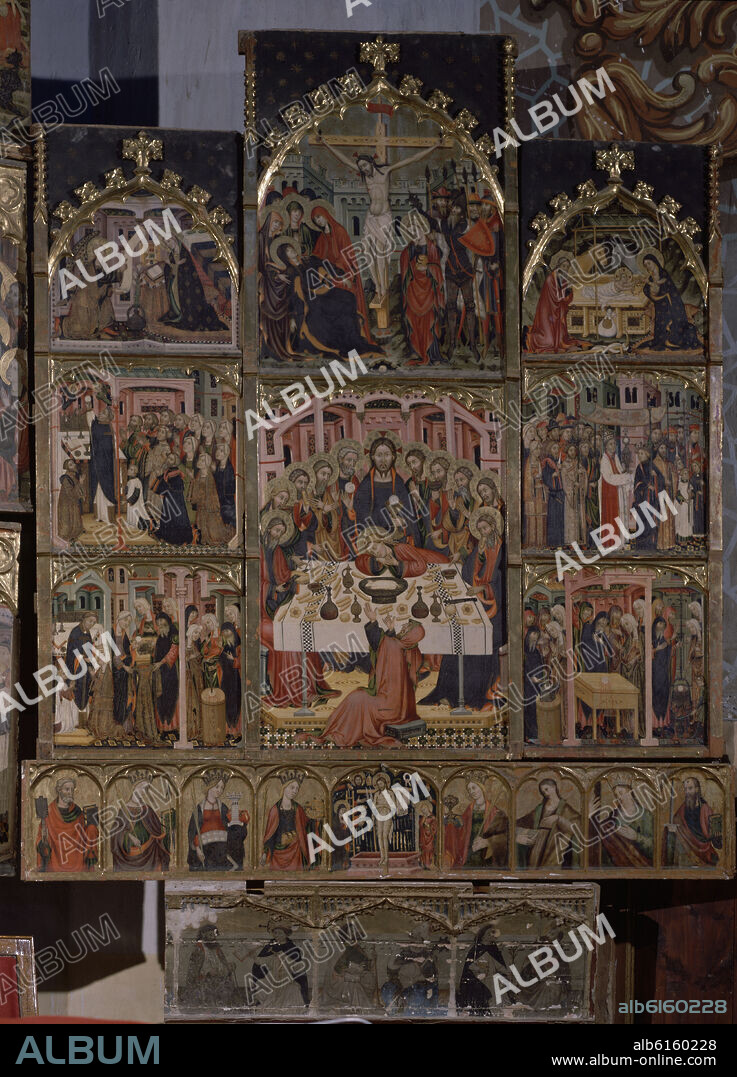MAESTRO VILLAHERMOSA. RETABLO DE LA SANTA CENA.
