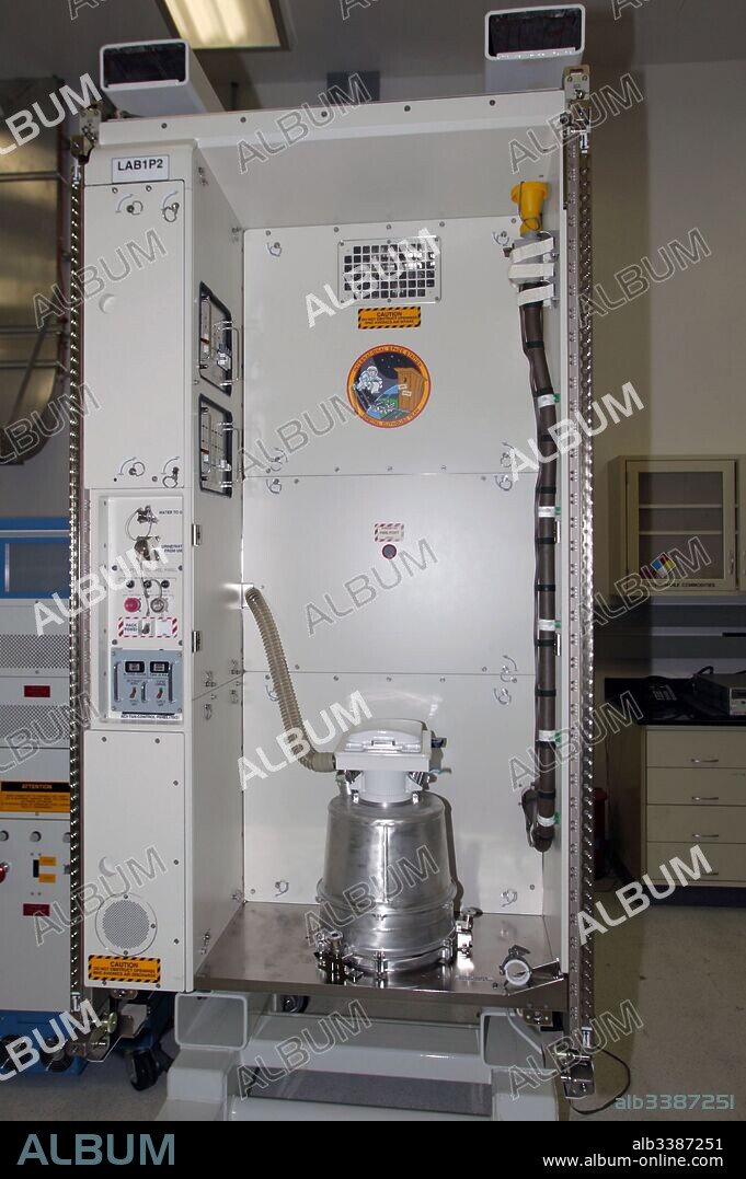 International Space Station aboard space shuttle Endeavour on the STS-126 mission. The Russian-built toilet.
