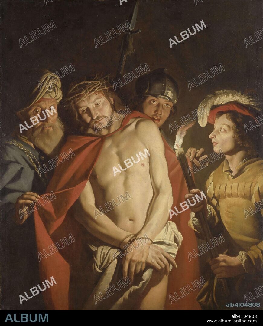MATTHIAS STOM. Ecce gay. Dating: 1630 - 1650. Measurements: h 134.5 cm; w 113 cm; support: h 137.5 cm × w 115 cm; d 7.5 cm.