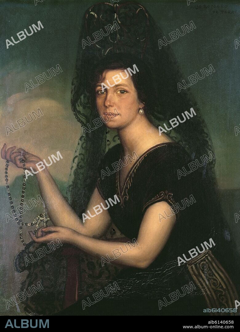 JULIO ROMERO DE TORRES. LA SEÑORA PAVON DE CASANA.