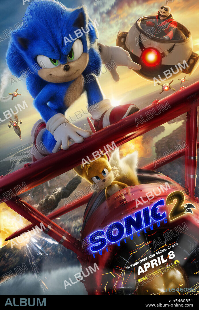 Poster de SONIC 2 LA PELICULA, 2022 (SONIC THE HEDGEHOG 2), dirigida por JEFF FOWLER. Copyright PARAMOUNT PICTURES.