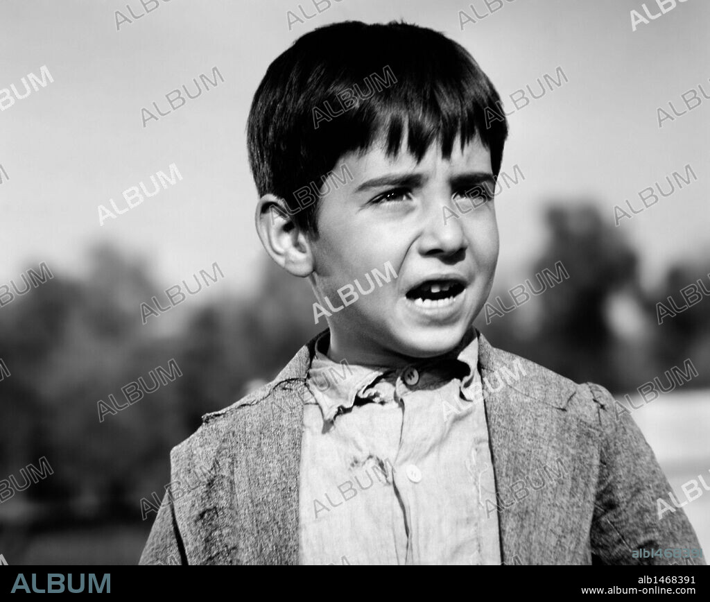 Pablito Calvo en un fotograma de la película "MI TIO JACINTO", dirigida en 1956 por Ladislao Vajda. España.