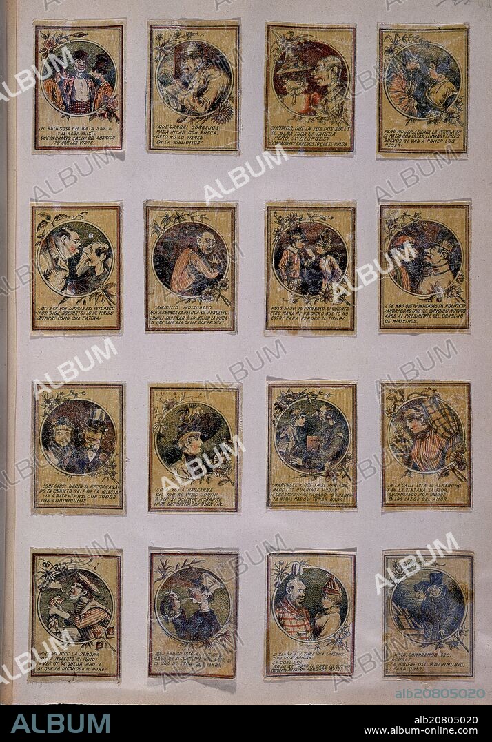 COLECCION DE ESTAMPAS DE CAJAS DE CERILLAS.