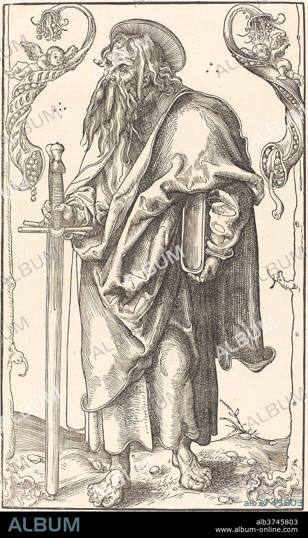 LUCAS CRANACH THE ELDER. Saint Paul. Medium: woodcut.