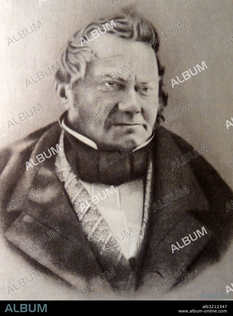 Portrait of Jons Jacob Berzelius (1779-1848) a Swedish chemist. Dated 19th Century.