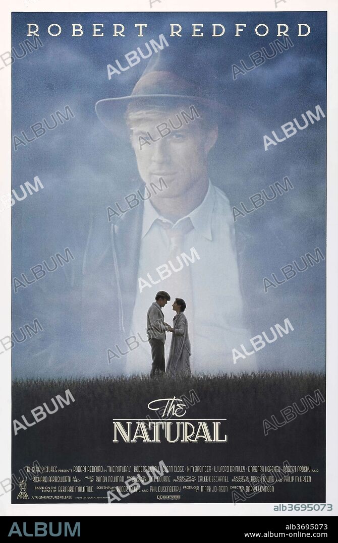 Poster de EL MEJOR, 1984 (THE NATURAL), dirigida por BARRY LEVINSON. Copyright TRI STAR PICTURES.