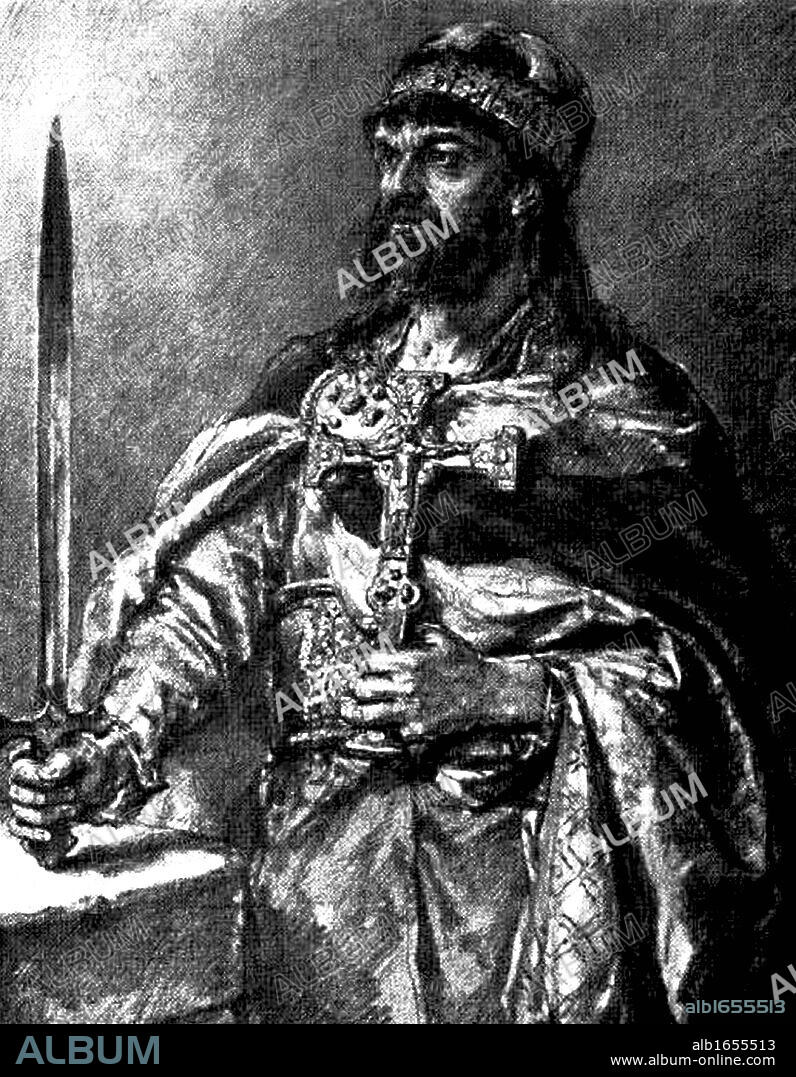 Mieszko I ( circa 930 - 992),he was father to Boleslaw I the Brave, the first King of Poland.