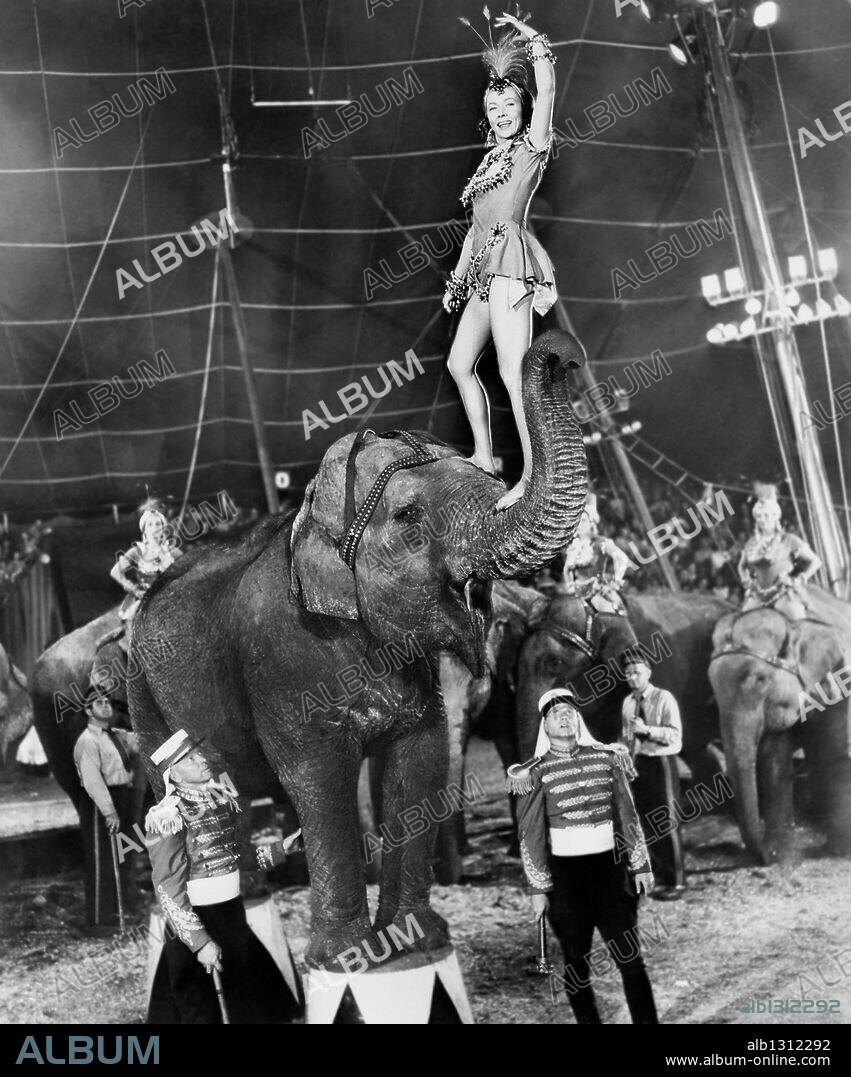 GLORIA GRAHAME in THE GREATEST SHOW ON EARTH, 1952, unter der Regie von CECIL B DEMILLE. Copyright PARAMOUNT PICTURES.