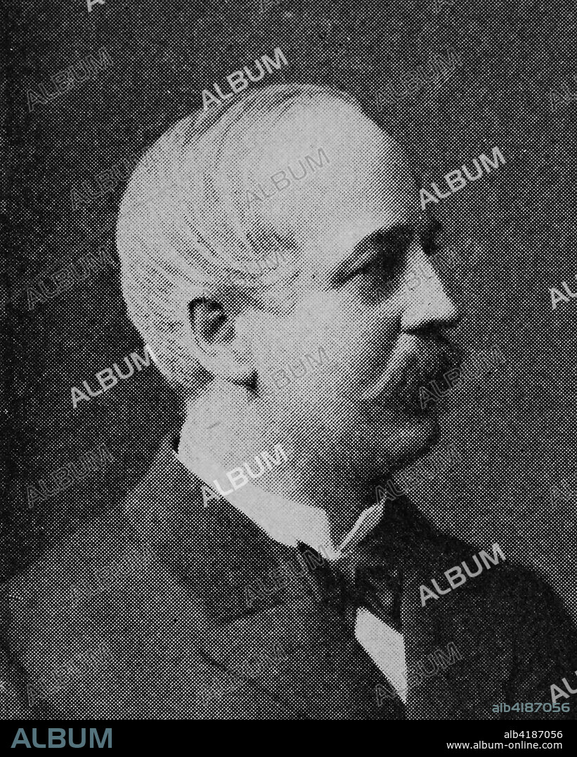 Hermann Karl Friedrich Lucanus, seit 1888 von Lucanus, 1831 - 1908, Was the Prussian State Council and head of the secret civilian cabinet Kaiser Wilhelm II., picture from 1895, digital improved.