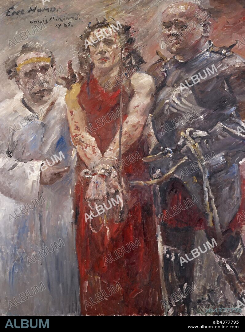 Ecce Homo, 1925, oil on canvas, 190.7 x 150.6 cm, Inscribed, signed and dated top left: Ecce Homo, Louis Corinth, 1925., Lovis Corinth, Tapiau/Ostpreussen (heute Gwardjesk, Russland) 1858–1925 Zandvoort.