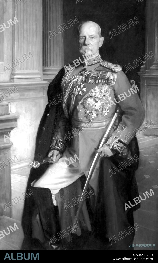 Frederick Sleigh Roberts 1st Earl Roberts : 30 September 1832 - 14 November 1914 was a distinguished British soldier and one of the most successful British commanders of the 19th century. Seen here in a portrait by John Singer Sargent. 1906.