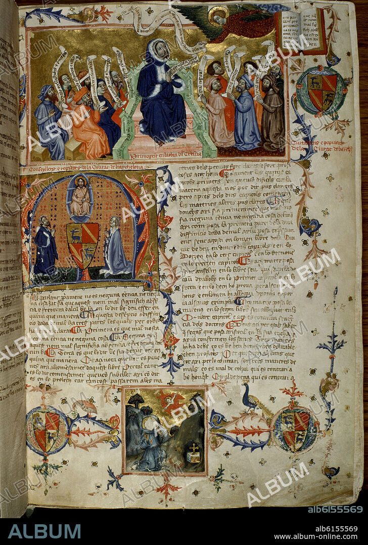 FRANCISCO EIXIMENIS (CA 1330-CA1409). "EL CRESTIA"-HACIA 1417(LXX)-MS 1792-FOL I.