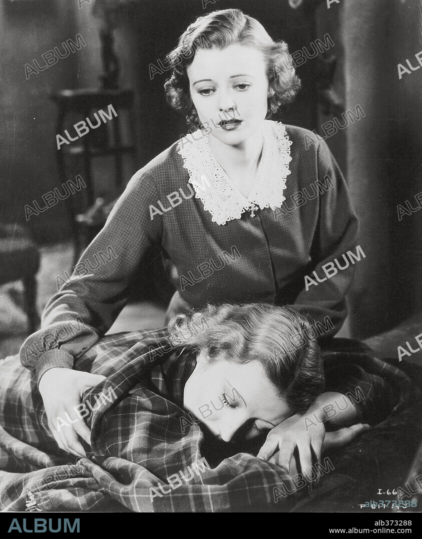 HEATHER ANGEL and MARGOT GRAHAME in THE INFORMER, 1935, directed by JOHN FORD. Copyright RKO.