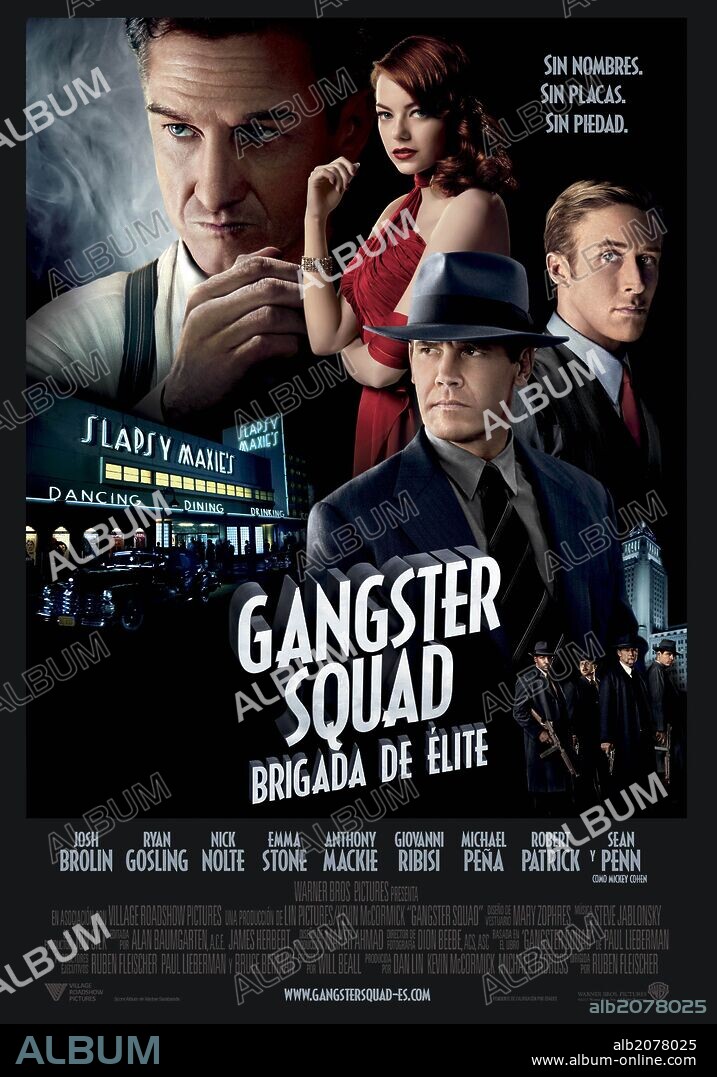 Poster of GANGSTER SQUAD, 2013, directed by RICHARD FLEISCHER. Copyright VILLAGE ROADSHOW.