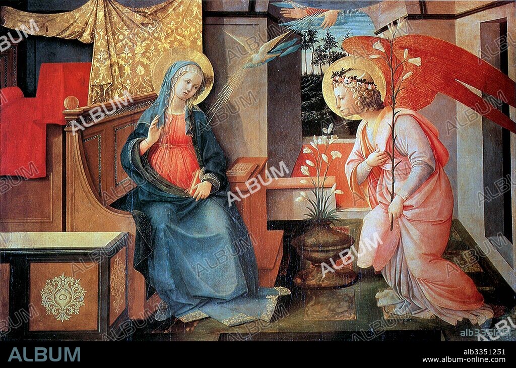 FRA FILIPPO LIPPI. The Annunciation.