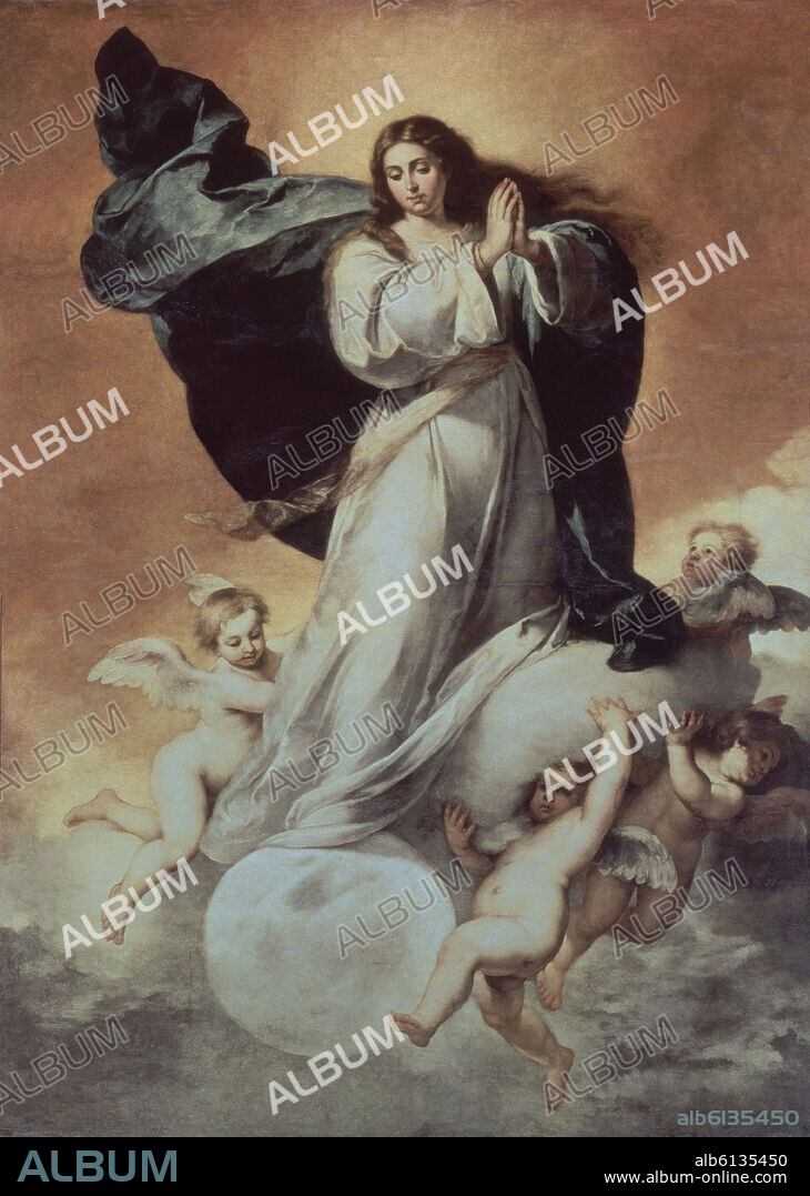BARTOLOMÉ ESTEBAN MURILLO/ The Immaculate Conception of the Virgin.