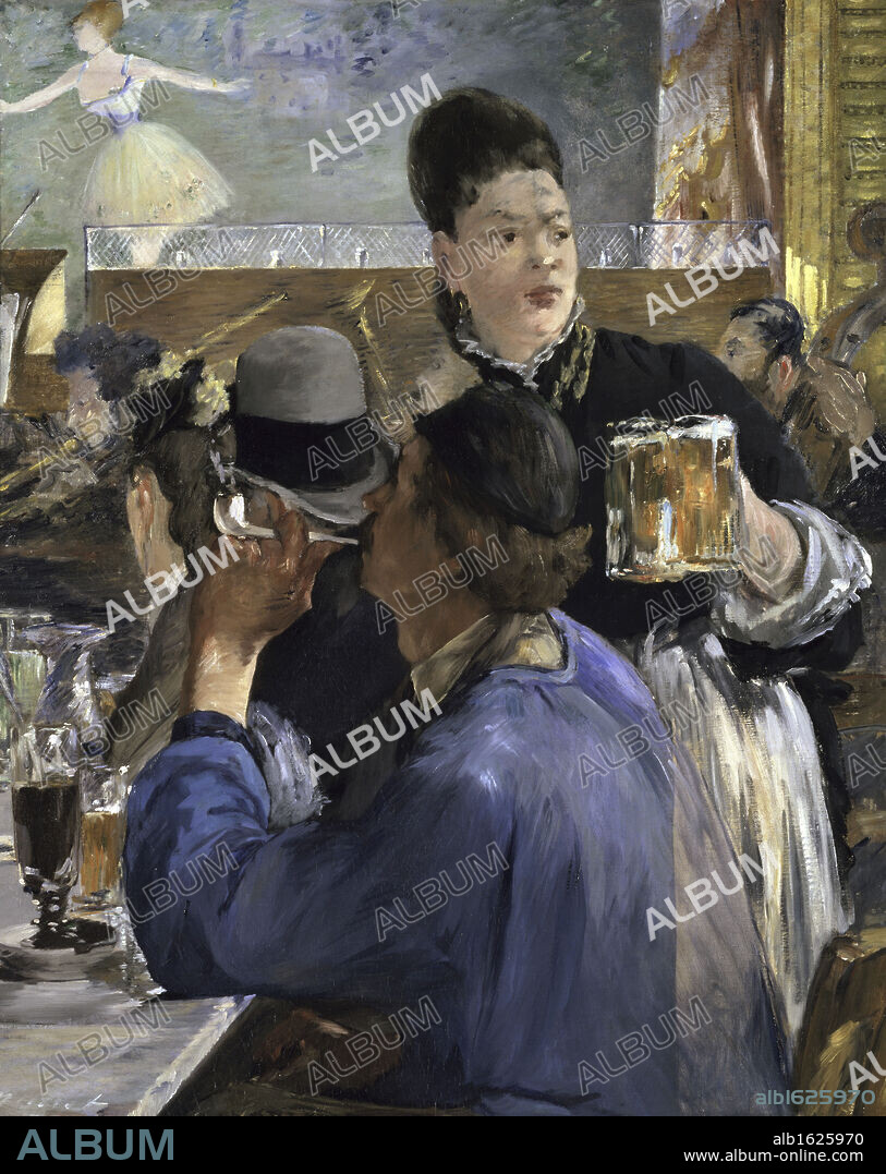 Corner of a Cafe Concert (Coin de Caf-Concert) 1879 Edouard Manet (1832-1883 French) National Gallery, London.