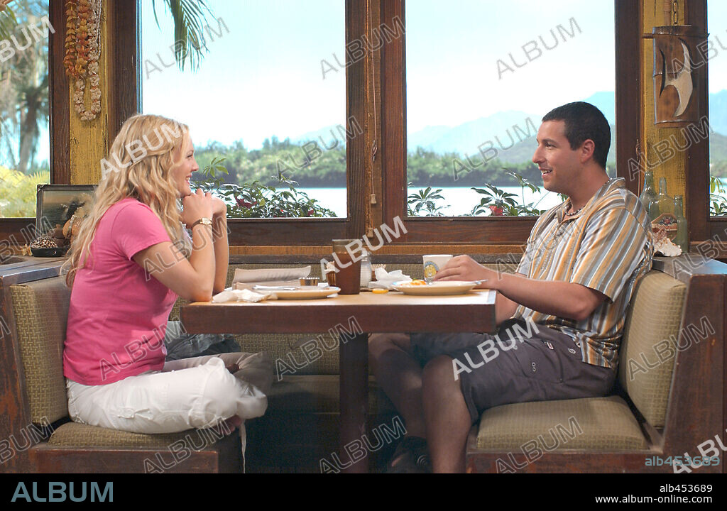 ADAM SANDLER y DREW BARRYMORE en 50 PRIMERAS CITAS, 2004 (50 FIRST DATES), dirigida por PETER SEGAL. Copyright COLUMBIA PICTURES / MICHAELS, DARREN.