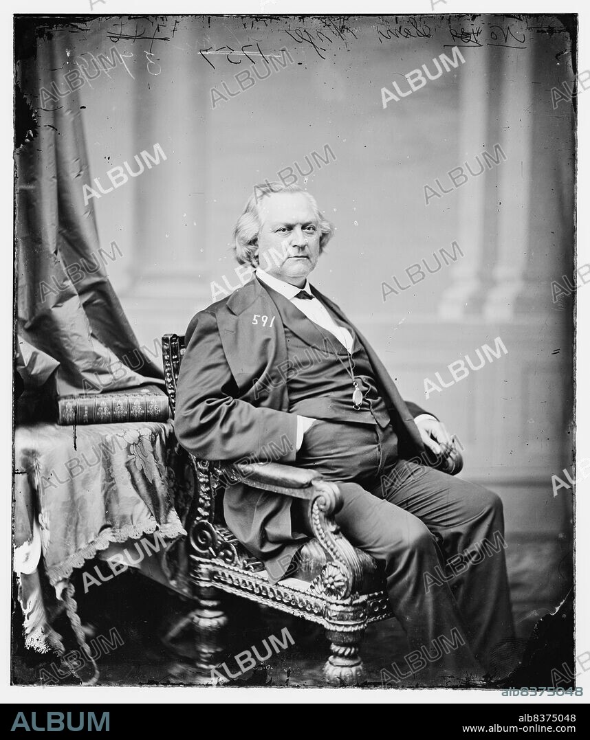 Hon. James W. Nye of Nevada, between 1860 and 1875. [Lawyer and politician: Governor of Nevada Territory].