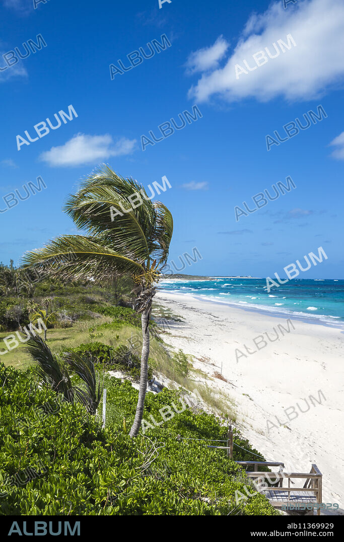 Beach near Nippers Bar, Great Guana Cay, Abaco Islands, Bahamas, West Indies, Central America.