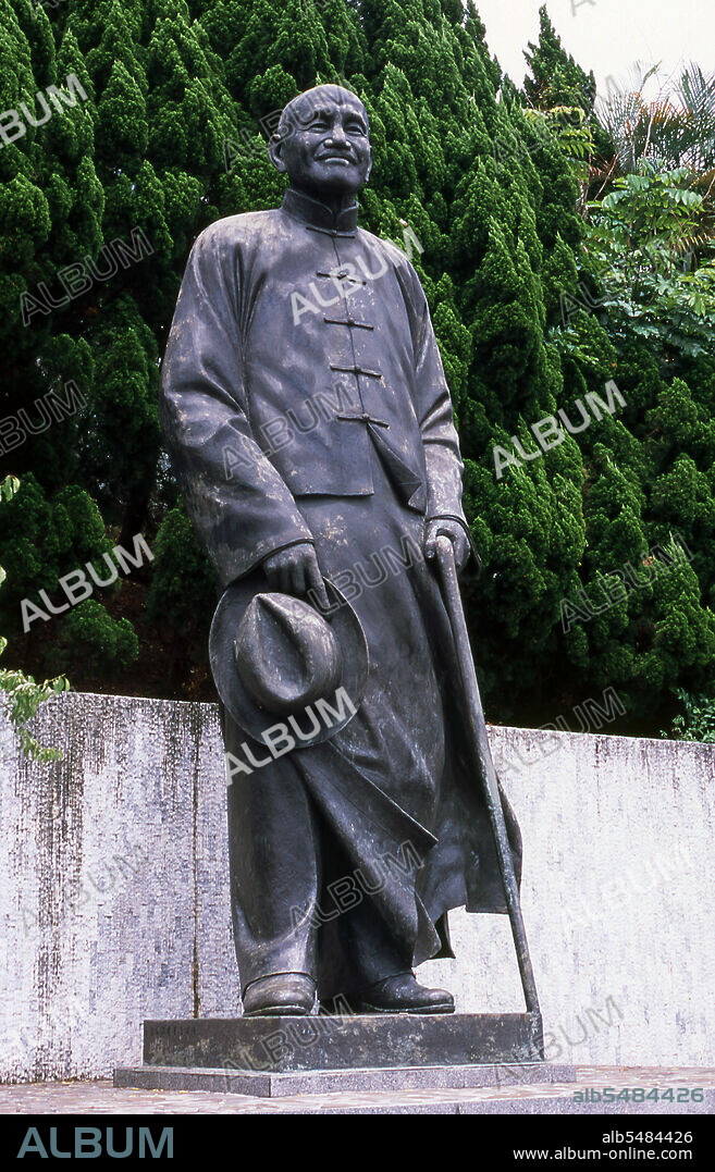 Chiang Kai-shek was an influential member of the nationalist party Kuomintang (KMT) and Sun Yat-sen's close ally. He became the Commandant of Kuomintang's Whampoa Military Academy and took Sun's place in the party when the latter died in 1925. In 1928, Chiang led the Northern Expedition to unify the country, becoming China's overall leader. He served as chairman of the National Military Council of the Nationalist Government of the Republic of China (ROC) from 1928 to 1948. Chiang led China in the Second Sino-Japanese War, during which the Nationalist Government's power severely weakened, but his prominence grew. Chiang's Nationalists engaged in a long standing civil war with the Chinese Communist Party (CCP). After the Japanese surrender in 1945, Chiang attempted to eradicate the Communists. Ultimately, with support from the Soviet Union, the CCP defeated the Nationalists, forcing the Nationalist government to retreat to Taiwan, where martial law was continued while the government still tried to take back mainland China. Chiang ruled the island with an iron fist as the President of the Republic of China and Director-General of the Kuomintang until his death in 1975.