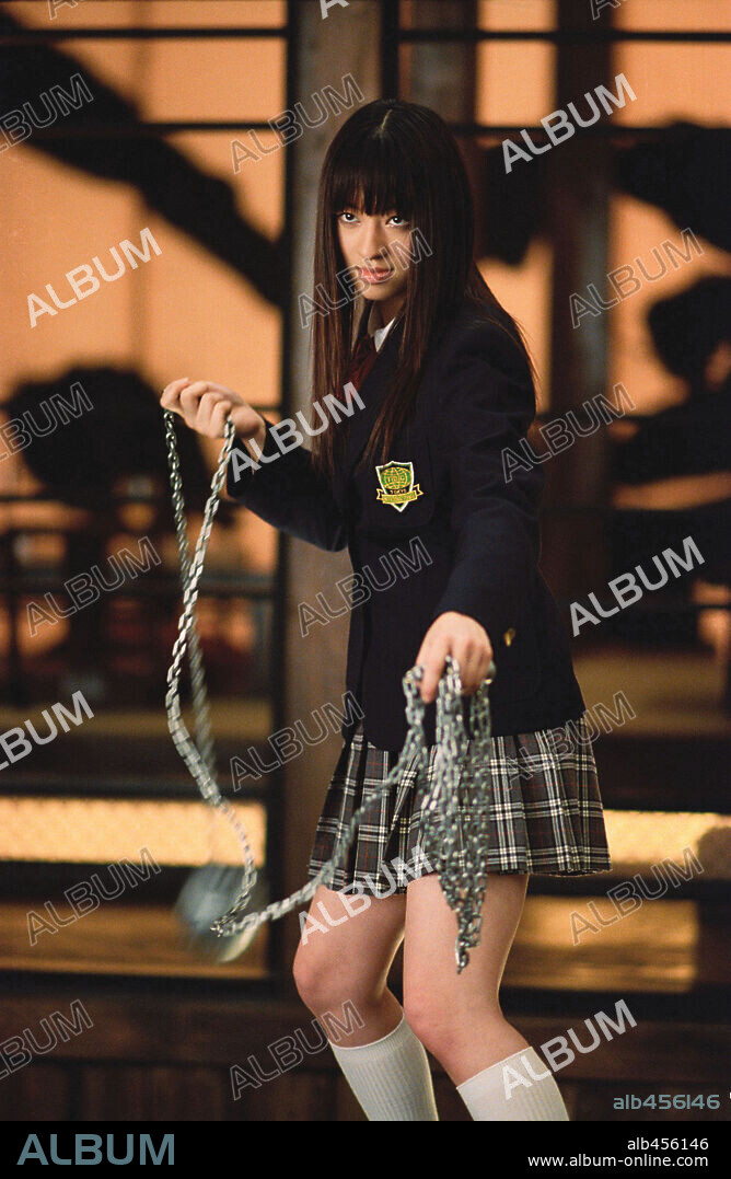 CHIAKI KURIYAMA dans KILL BILL: VOL. 1, 2003, réalisé par QUENTIN TARANTINO. Copyright MIRAMAX.