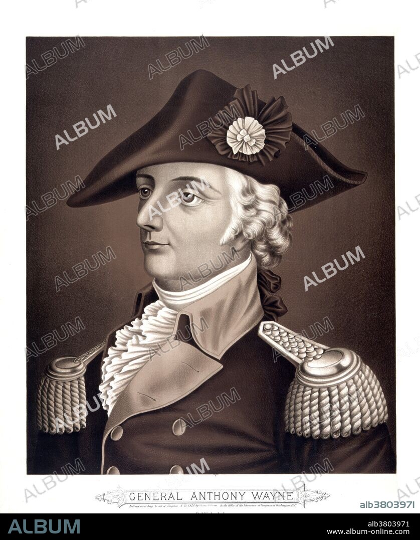 Anthony Wayne (January 1, 1745 - December 15, 1796) was a US Army officer, statesman, and member of the House of Representatives. He adopted a military career at the outset of the American Revolutionary War, where his military exploits and fiery personality quickly earned him promotion to brigadier general and the sobriquet Mad Anthony. In 1777, Wayne commanded the Pennsylvania Line at Brandywine where he held off the British troops to protect the American right flank. The two forces fought for three hours until the American line withdrew, and Wayne was ordered to retreat. Days later he again led his forces against the British in the Battle of Germantown. After winter quarters at Valley Forge, Wayne led the American attack at the 1778 Battle of Monmouth. His successful attack on British positions in the Battle of Stony Point was the high point of his revolutionary war service. He later served as General in Chief of the Army and commanded the Legion of the United States. He died of complications from gout in 1796 at the age of 51.