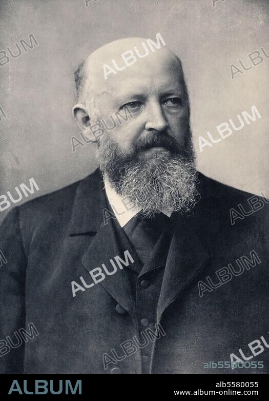 Baeyer, Adolf von Chemiker (insbes. Farbenchemie; 1905 Nobelpreis für Chemie). Berlin 31.10.1835 - Starnberg 20.8.1917. Porträtaufnahme, um 1900.