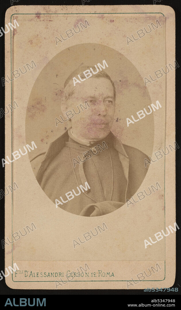 FRATELLI D'ALESSANDRI. Portrait of Angelo Secchi (1818-1878), 1876.