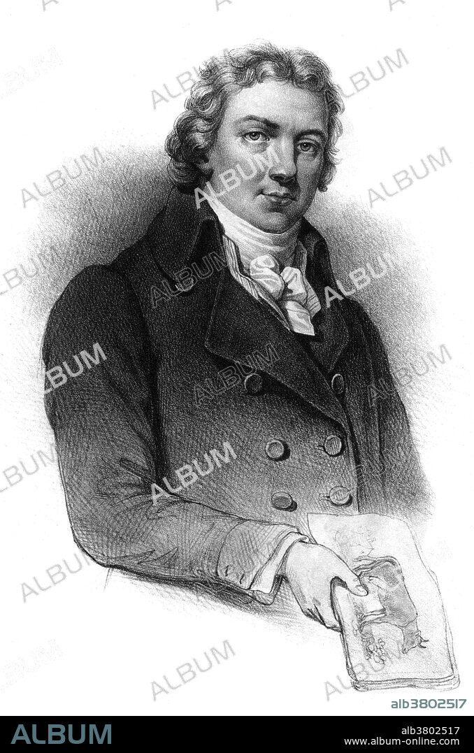 Edward Jenner (1749-1823), English physician and pioneer of vaccination. Jenner coined the word vaccination to describe his use of cowpox innoculation to obtain immunity to smallpox. Folk tales from his native Gloucestershire suggested that dairy hands who had contracted the milder cowpox did not contract the deadlier small pox. Jenner experimented on a small boy by inoculating him with fluid obtained from the blister of a patient with cowpox. He repeated his experiments and in 1798 published his results. The practice of vaccinating against smallpox quickly spread.