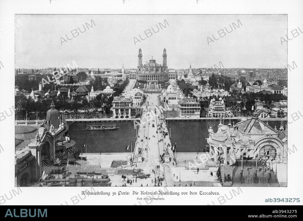 Museum of the Colonies, Trocadero, Paris World Exposition, 1889, (1900).