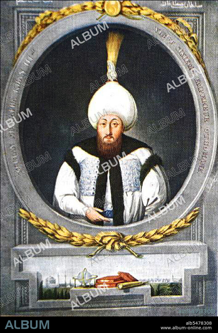 Mustafa III (January 28, 1717 – January 21, 1774) was the Sultan of the Ottoman Empire from 1757 to 1774. He was a son of Sultan Ahmed III (1703–30) and was succeeded by his brother Abdul Hamid I (1774–89). An energetic and perceptive ruler, Mustafa III sought to modernize the army and the internal state machinery to bring his empire in line with the Powers of Europe. Unfortunately the Ottoman state had declined so far that any general attempts at modernization were but a drop in the ocean, while any major plans to change the administrative status quo immediately roused the conservative Janissaries and imams to the point of rebellion. Mustafa III did secure the services of foreign generals to initiate a reform of the infantry and artillery. The Sultan also ordered the founding of Academies for Mathematics, Navigation and the Sciences. Well aware of his own military weakness, Mustafa III assiduously avoided war and was powerless to prevent the annexation of the Crimea by Catherine II of Russia (1762–96). However this action, combined with further Russian aggression in Poland compelled Mustafa III to declare war on Russia shortly before his death. He died at Topkapi Palace, Istanbul.
