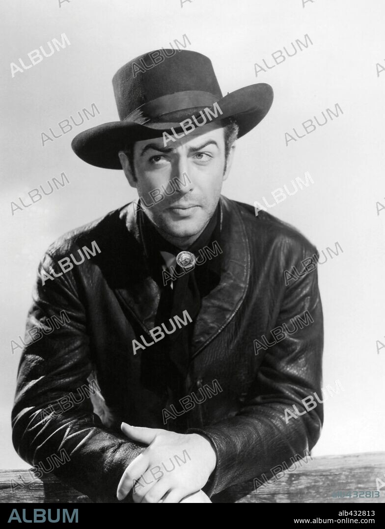 ROBERT TAYLOR en BILLY, EL NIÑO, 1941 (BILLY THE KID), dirigida por DAVID MILLER y FRANK BORZAGE. Copyright M.G.M.