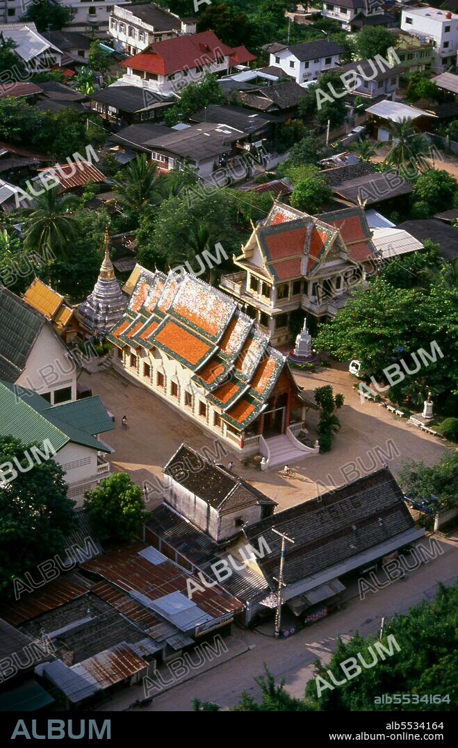 Wat Chang Kong was constructed by a community of Thai Yuan (Tai Yuan) villagers originally from Chiang Saen in Chiang Rai Province, north of Chiang Mai and dates from the early 19th century. Chiang Mai, sometimes written as 'Chiengmai' or 'Chiangmai', is the largest and most culturally significant city in northern Thailand, and is the capital of Chiang Mai Province. It is located 700 km (435 mi) north of Bangkok, among the highest mountains in the country. The city is on the Ping river, a major tributary of the Chao Phraya river. King Mengrai founded the city of Chiang Mai (meaning 'new city') in 1296, and it succeeded Chiang Rai as capital of the Lanna kingdom. The ruler was known as the Chao. The city was surrounded by a moat and a defensive wall, since nearby Burma was a constant threat. Chiang Mai formally became part of Siam in 1774 by an agreement with Chao Kavila, after the Thai King Taksin helped drive out the Burmese. Chiang Mai then slowly grew in cultural, trading and economic importance to its current status as the unofficial capital of northern Thailand, second in importance only to Bangkok.