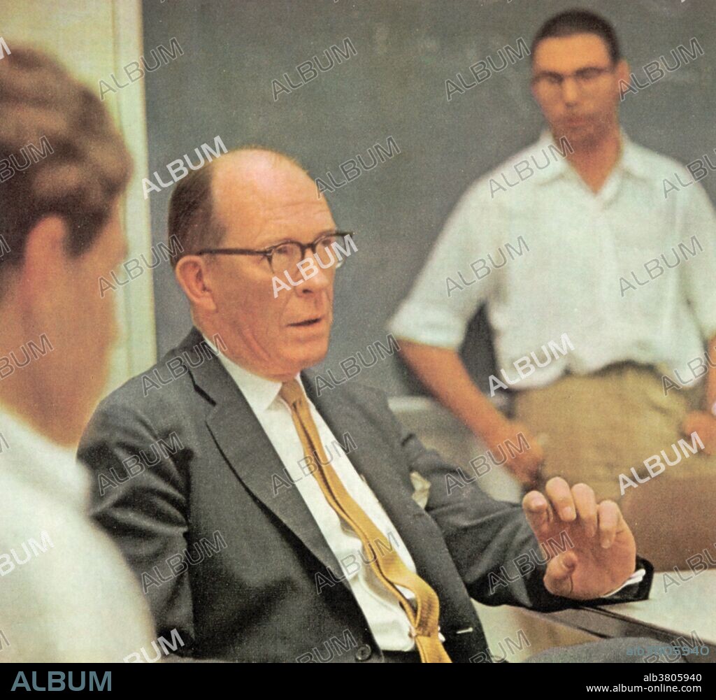 Willard Frank Libby (December 17, 1908 - September 8, 1980) was an American physical chemist noted for his role in the 1949 development of radiocarbon dating, a process which revolutionized archeology. He received his B.S. in 1931 and Ph.D. in 1933 in chemistry from the University of California, Berkeley, where he then became a lecturer and later assistant professor. He spent the 1930s building sensitive geiger counters to measure weak natural and artificial radioactivity. Awarded a Guggenheim Fellowship, he spent most of 1941 at Princeton University. After the start of World War II, he worked on the Manhattan Project. was responsible for the gaseous diffusion separation and enrichment of the uranium-235 which was used in the atomic bomb on Hiroshima. In 1945 he became a professor at the University of Chicago. In 1954, he was appointed to the U.S. Atomic Energy Commission. In 1959, he became Professor of Chemistry at University of California, Los Angeles (UCLA), a position he held until his retirement in 1976. He died in 1980 at the age of 71.