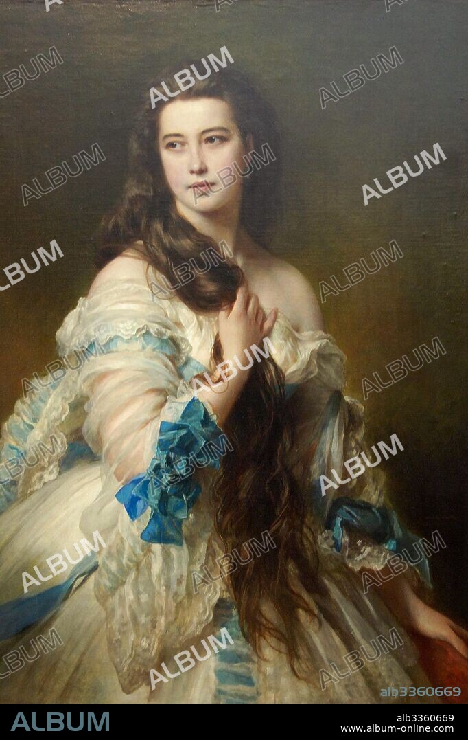 FRANZ XAVIER WINTERHALTER. Nadezhda Nikolayevna Rimskaya-Korsakova née Purgold.