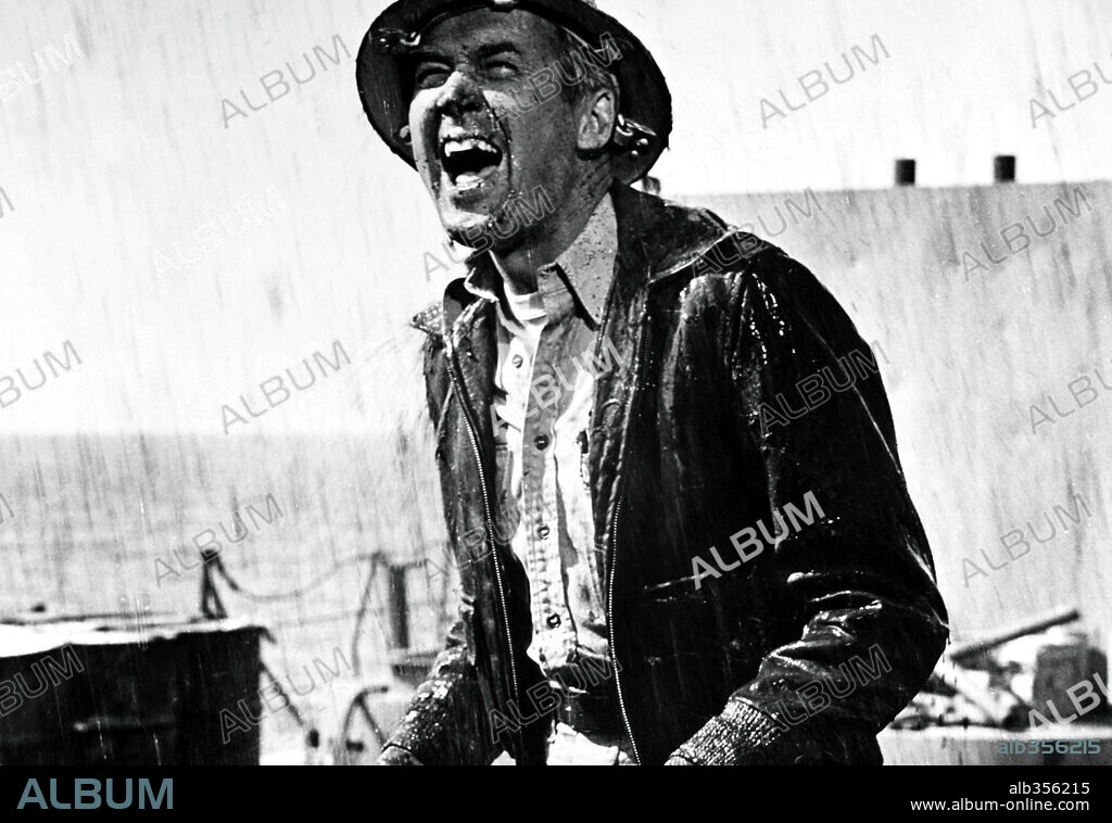 JAMES STEWART en BAHÍA NEGRA, 1953 (THUNDER BAY), dirigida por ANTHONY MANN. Copyright UNIVERSAL PICTURES.