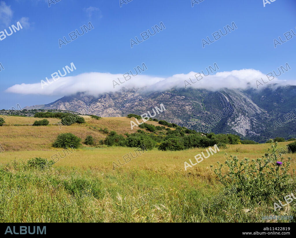 Landscape of Naxos Island, Cyclades, Greek Islands, Greece, Europe.