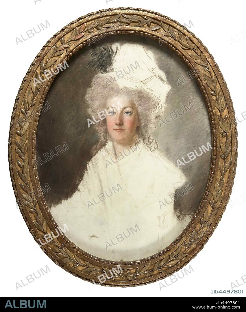 ALEXANDRE KUCHARSKI. Portrait of Queen Marie Antoinette of France (1755-1793).
