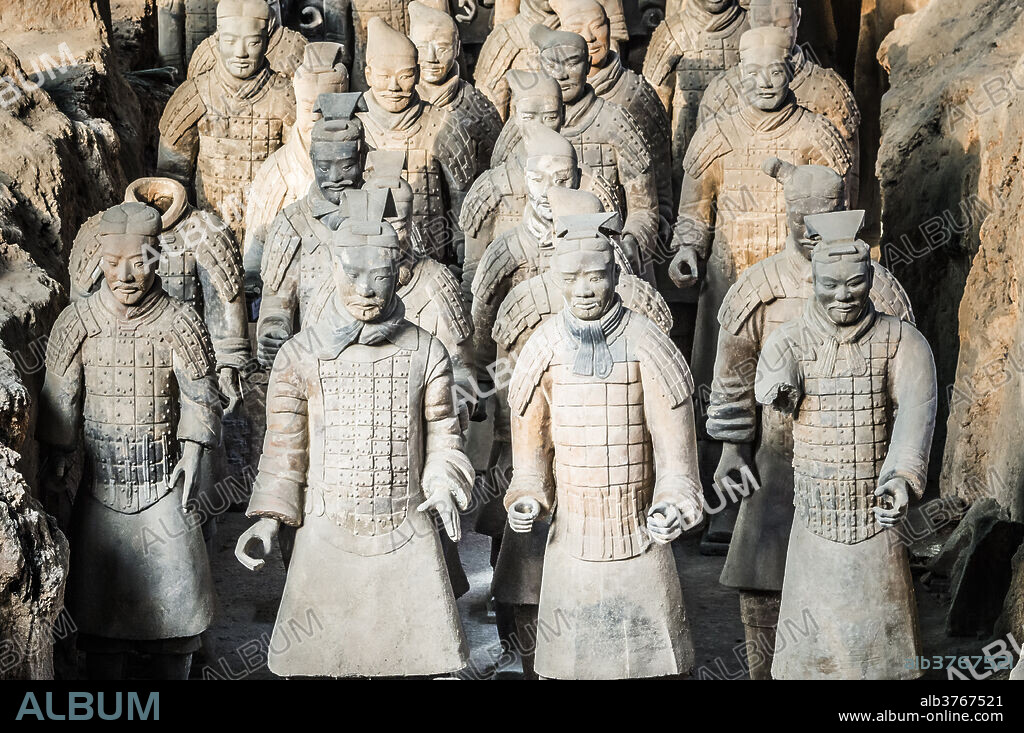 Museum of the Terracotta Warriors, Mausoleum of the first Qin Emperor, Xian, Shaanxi Province, China, Asia.