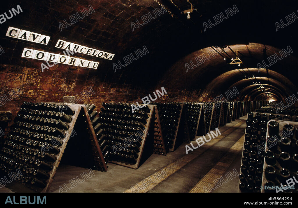 Sant Sadurní d´Anoia, cavas Codorniu, bodega.